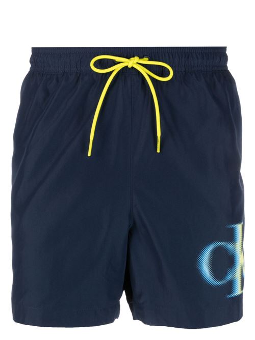 Costume da bagno uomo Calvin Klein blu Calvin Klein | KM0KM00800DCA